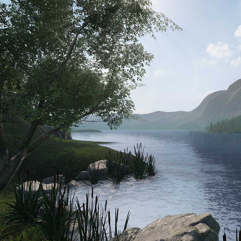 Impressions of the VR-application "TheLake"